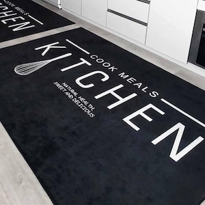 Non-Slip Kitchen Runner Rug Washable Modern Floor Mat Home Decor Kitchen Carpet Durable&Soft, Kitchen Decor, Kitchen Gift