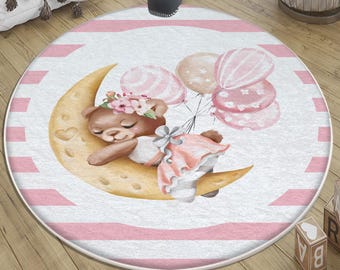 Round Nursery Rug