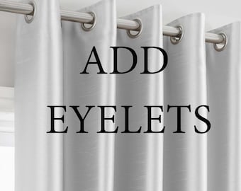 Custom Order Metal Ring Eyelets for Curtains