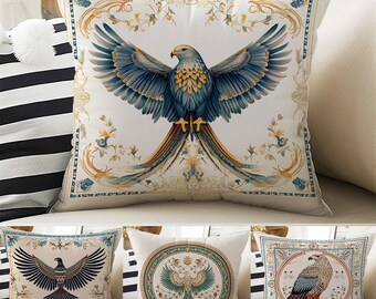 Pillow Cases Vintage Birds Both Sides Printed Cozy Cottagecore Accent Cushion Cover Housewarming Gift