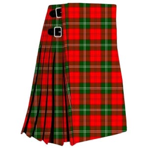 Scottish Traditional Clan Lennox Handmade Heavy Weight Tartan Kilt For Men