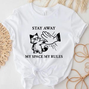 Comfort Colors® Cat Lover&#39;s Funny T-Shirt, Cute Cat Meme T-Shirt, Funny Cat Lover Shirt, Weird T Shirt, Funny Kitten Shirt, Trendy t shirt