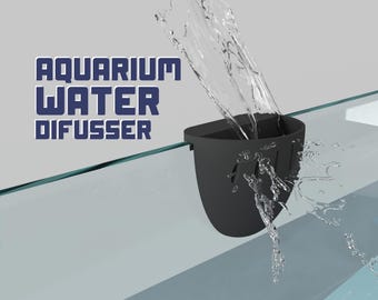 素早い水換えのための水拡散漏斗 - ナノリーフ、水草水槽、アクアスケープツール用の水槽メンテナンスツール