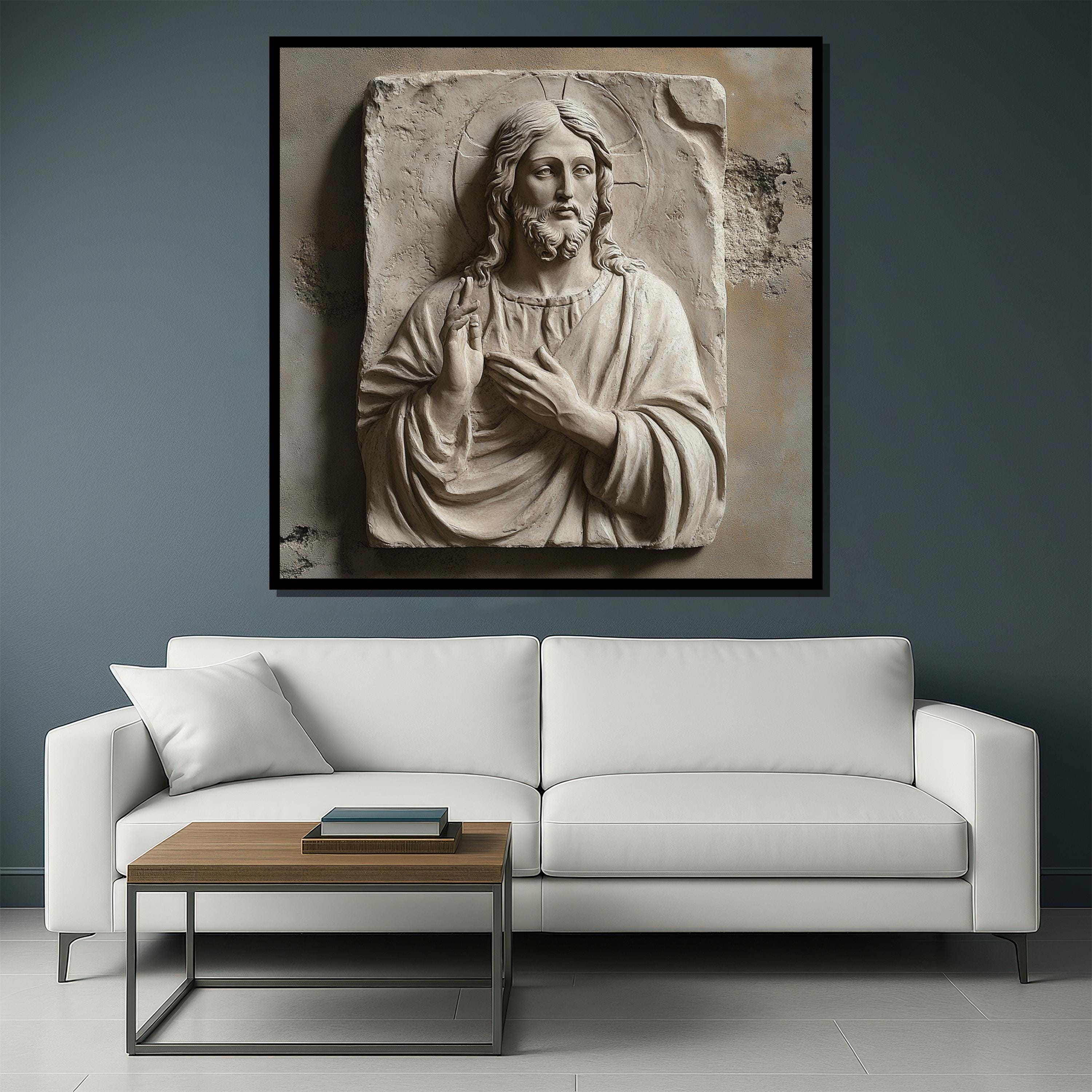 Religious Canvas Painting of Jesus Christ | Classic Wall Art for ...