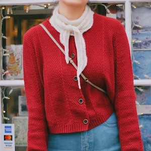 Soft Wool Triangle Scarf with Delicate Lace Trim, Hand knit, Olive Green, Cream, Gray