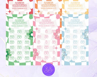 Psychedelic Savings Challenge Bundle - A6