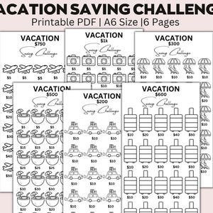 Savings Challenges Vacation