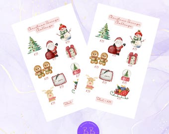 Desafío de ahorro navideño / Fondo de amortización reutilizable para las fiestas