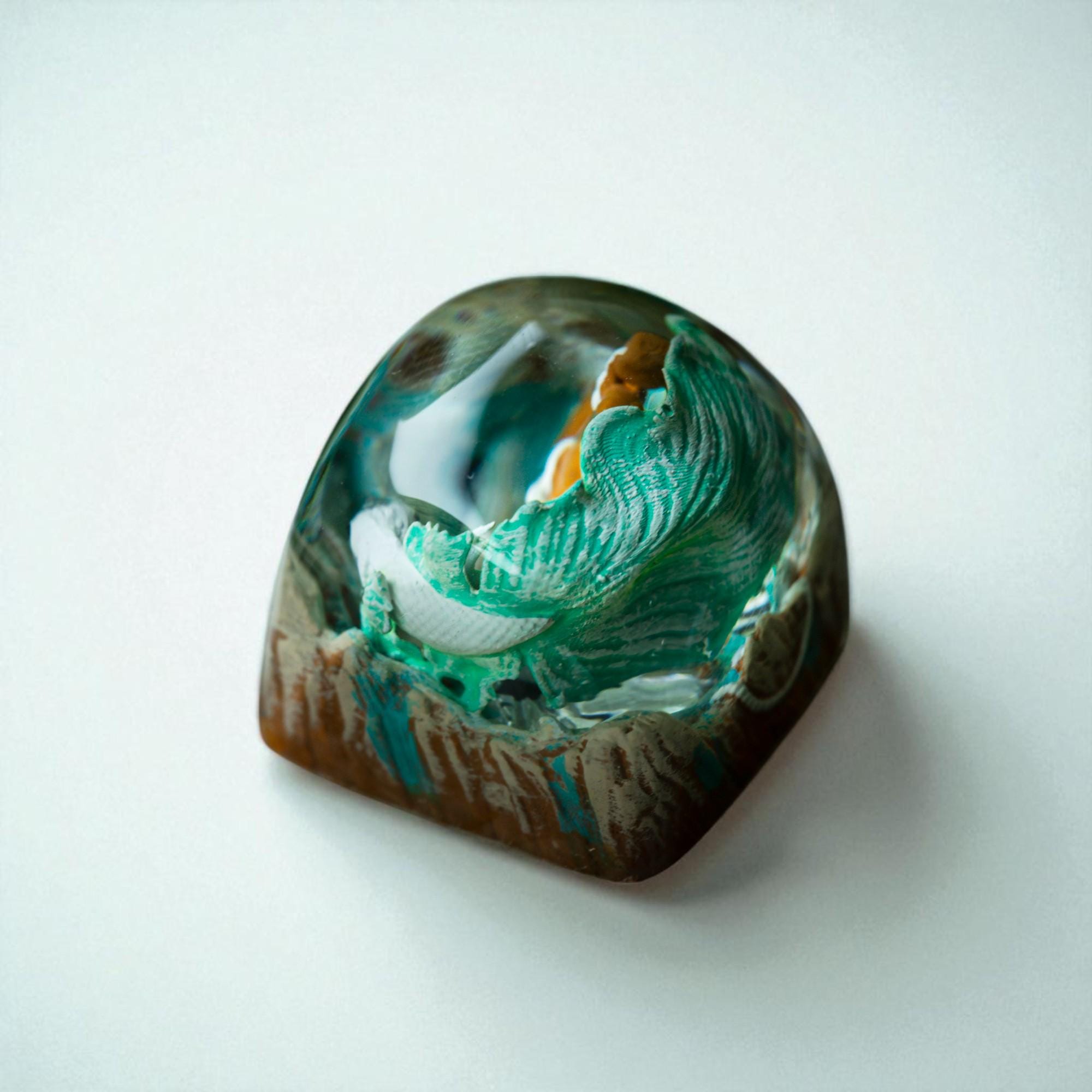 Handmade Koi Fish Resin Keycap: Japanese Artisan Cherry MX Keyboard - Etsy