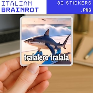 Italian Brainrot Sticker Pack of 30 | Digital Printable PNGs | All Animals | 3K PNG | 300 dpi | Instant Download | LIMITED