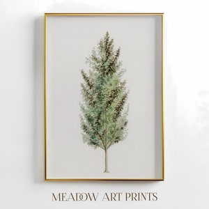 Tree Printable Wall Art | Digital Download Watercolor Tree Art Print | B-88