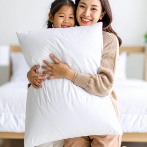 Handmade Organic Wool Pillow – Father’s Day Gift Idea - Natural Cotton Cover – Available in Standard & Baby Sizes – Customizable