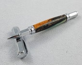 Vertex rollerball pen made with Yellow cedar burl and resin