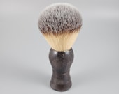 Nylon bristle Shaving brush with Ebonized Oak wood handle