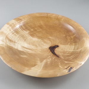 Shallow bowl/plate  made from Birch burl wood