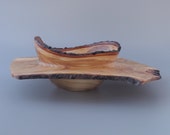 Natural Edge Cherry wood Wing Bowl