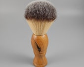 Nylon bristle Shaving brush with Cherry wood handle