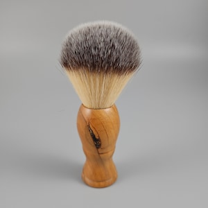 Nylon bristle Shaving brush with Cherry wood handle