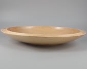 Shallow bowl made from Maple wood