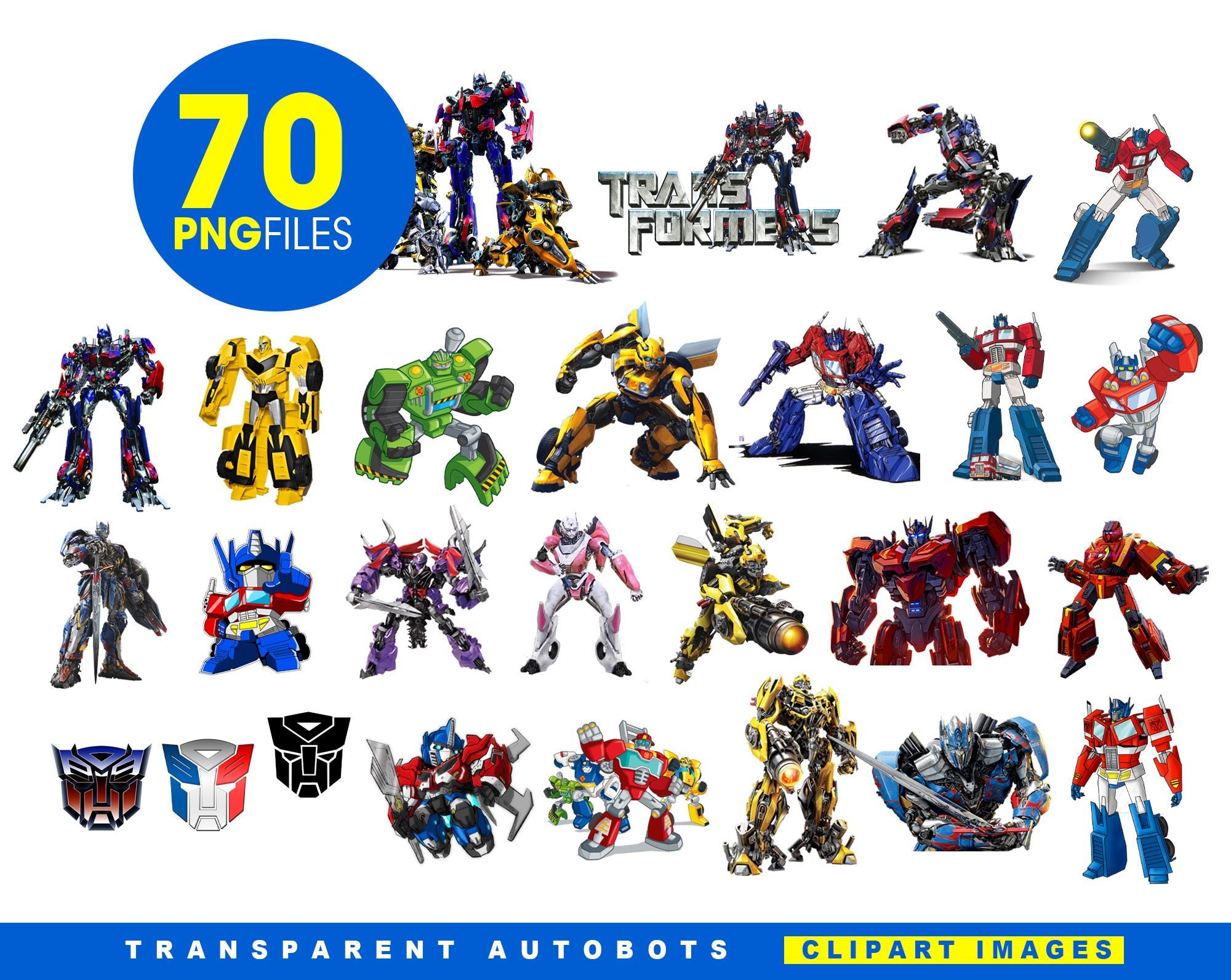 Transformatoren Clipart, Transformator Autobots PNG, transparenter Transformator PNG, Transformatoren Sofort-Download