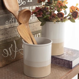 Ceramic Utensil Holder, Utensil Holder, Ceramic Vase, Kitchen Vase, , Kitchen Organisation, Home & Living, Kitchen Decor, Flower Pot
