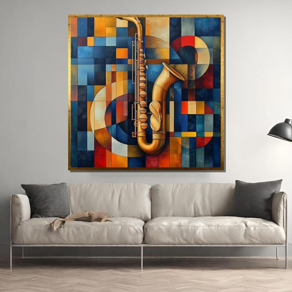 Neon DJ Canvas Print – Vibrant Music Party Wall Art - Etsy