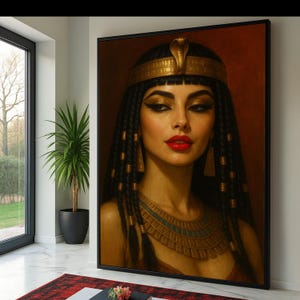 Cleopatra painting - Etsy 日本