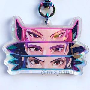 Kpop Demon Hunters Huntr/x Acrylic Keychain Charm