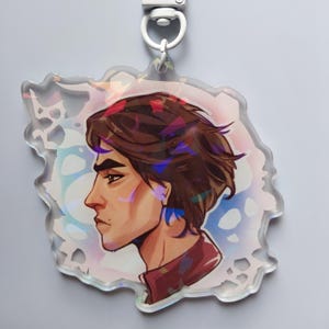 Jayvik Holographic Acrylic Keychain Arcane