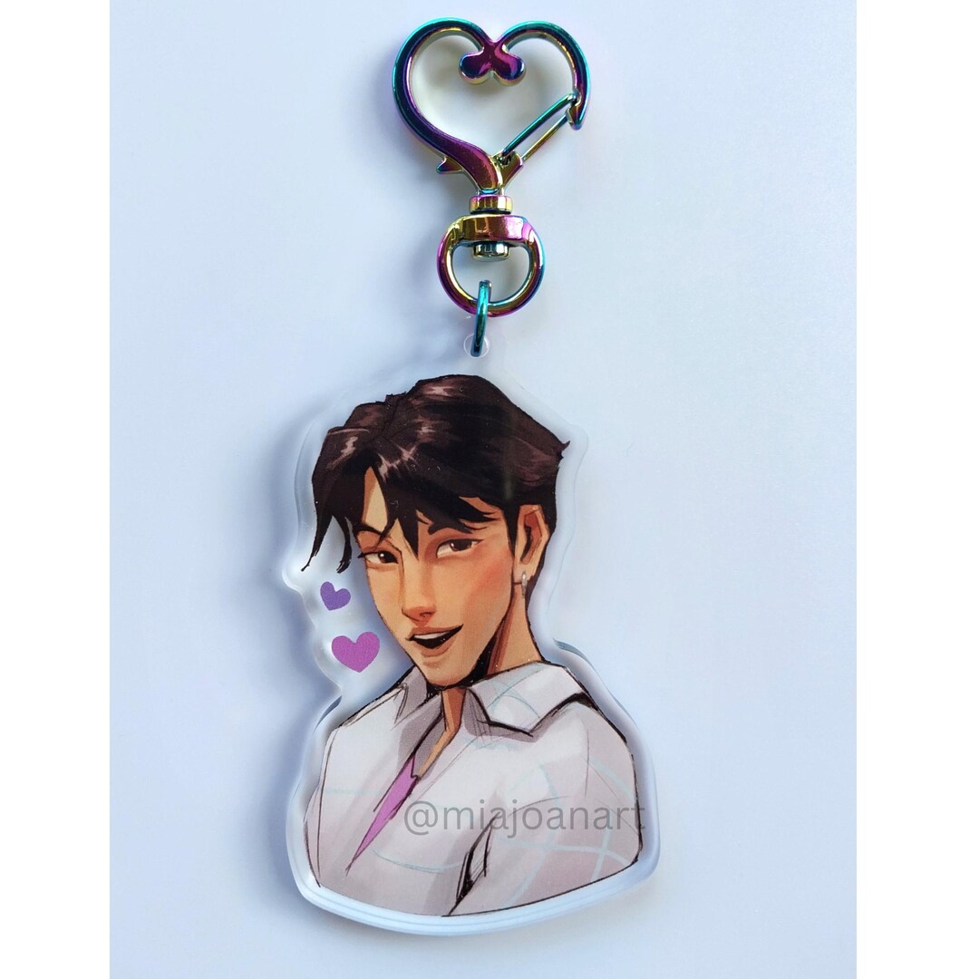 Jinu Keychains Jinu K-pop Demon Hunters Acrylic Keychain Charm - Etsy