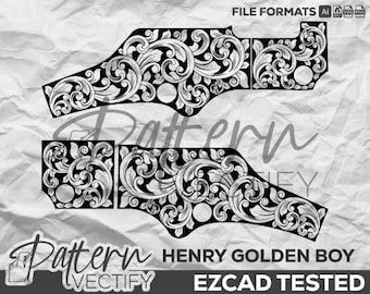 Henry Golden Boy-rolontwerp: lasergravure vectorkunst (svg, ai, png, dxf)