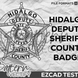 Hidalgo Badge svg,vectorart,laserdesign,laserart,engraving,gripscrolldesign,pattern,axedesign,laserengraving-RM
