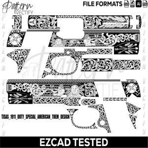 Tisas 1911 Vaterländisches Amerikanisches Schriftrolle Design | SVG, Ai, PNG, Dxf | Digitale Gravurkunst