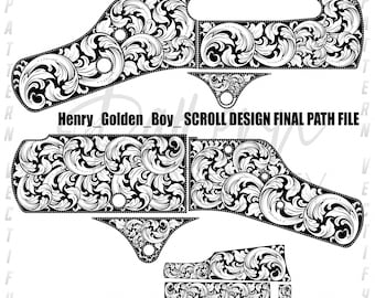 Henry golden boy-rolontwerp: lasergravure vectorkunst (SVG, Ai, PNG, DXF)