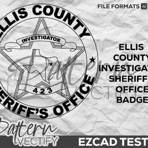 Investigator Badge svg,vectorart,laserdesign,laserart,engraving,gripscrolldesign,pattern,axedesign,laserengraving-RM