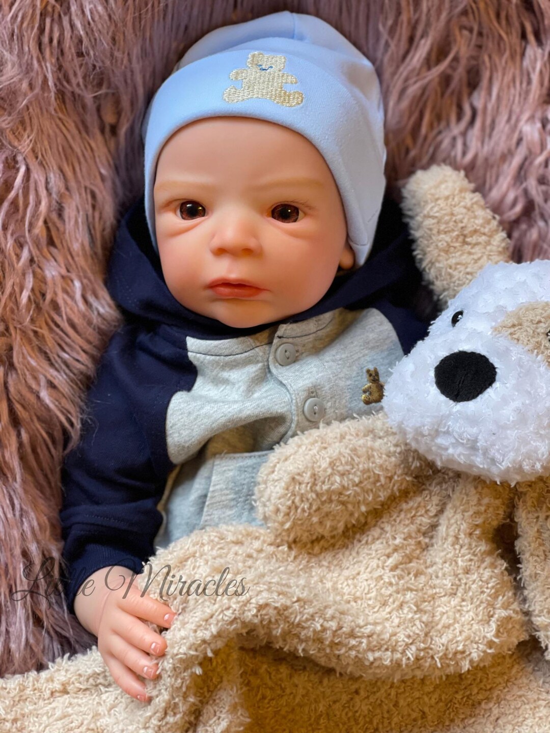Handcrafted Reborn Doll Baby 17 Inch Realistic Vinyl Gift main image 0