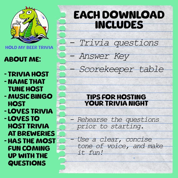 Informative Trivia Good Trivia Questions List