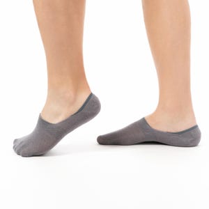 Men&#39;s Bamboo No Show Socks: 6-Pack Organic Low Cut Invisible Socks