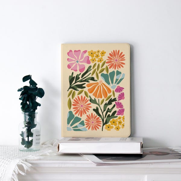 Retrofloral,iPad Fall mit Pencil Halter Schutz ipadA16 Air7 2025,Air5/6/7,Mini5/6/7,iPad8/9/10,iPad Pro2020 2022 2024,13 ''11 12.9