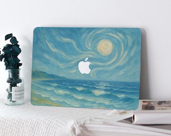 Seascape,Hardshell Matte MacBook Case Apple Laptop Sleeves Laptop Case MacBook Air 15/13 Pro 13/14/15/16,RT15 13,M4 M3 M2,2024 Laptop Sleeve