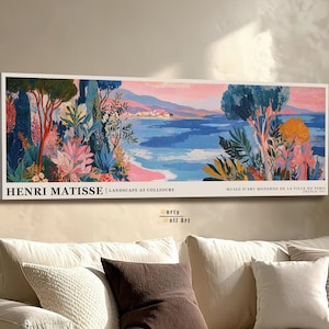 Henri Matisse Poster: Beach House Decor, Coastal Wall Art, Mediterranean Art, Seascape Painting