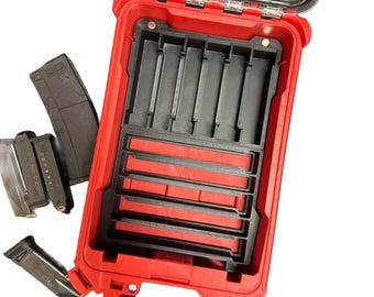 12 Glock | SIG and 5 PMAG Magazine Milwaukee Packout Insert