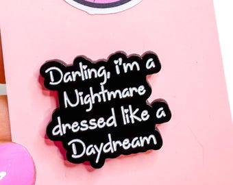 Darling I’m a Nightmare Swift Taylor Needle Minder: Cross Stitch, Needlepoint