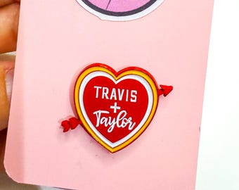 Travis + Taylor Needle Minder: Cross Stitch, Needlepoint