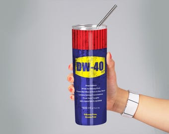 Vaso personalizado: Regalo divertido para mecánico, vaso delgado de 20 oz