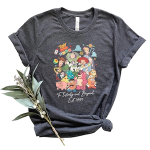 To infinity and Beyond Est. 1995 Shirts, Toy Story Matching Shirts, Andy Shirt, Disney Matching Shirts, Disney Shirt, Woody Shirt, Toy Story