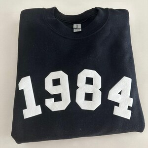 Custom Year Sweatshirt Custom Birth Date Sweatshirt for Woman 30th Birthday 40th Birthday 50th Birthday Gift Birth Women Man Hoodie