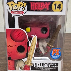 Funko Pop! Hellboy (with Sword) Vinyl Figure #14 - PX Previews Exclusive