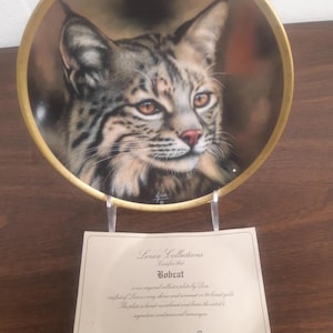 Lenox Bobcat Collector&#39;s Plate