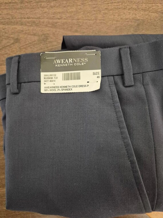 AWEARNESS Kenneth Cole Men's Dress Pants - Size 46 - Elegant Navy Blue -  Etsy